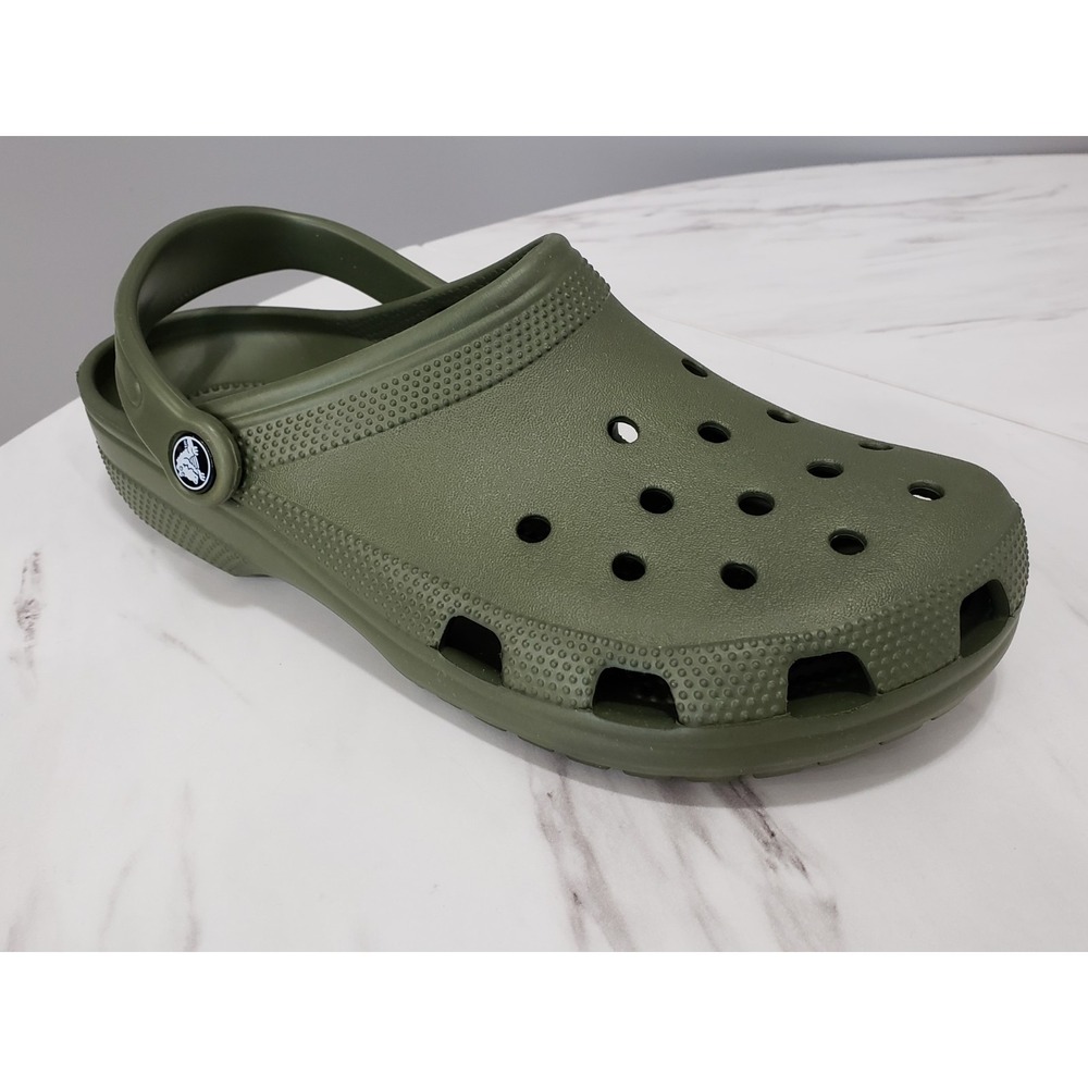 NEW MEN 8 Crocs Classic Slip-On Clogs Moss Green 10001-309 HUNTER WOMENS 10
